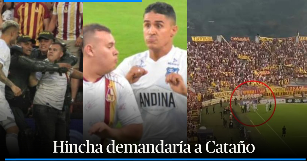 Hincha Del Tolima Que Agredió A Cataño Ahora Piensa En Demandarlo Hace